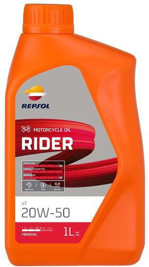 Repsol Motorcycle Oil for Four-Stroke Engines 20W-50 1lt
