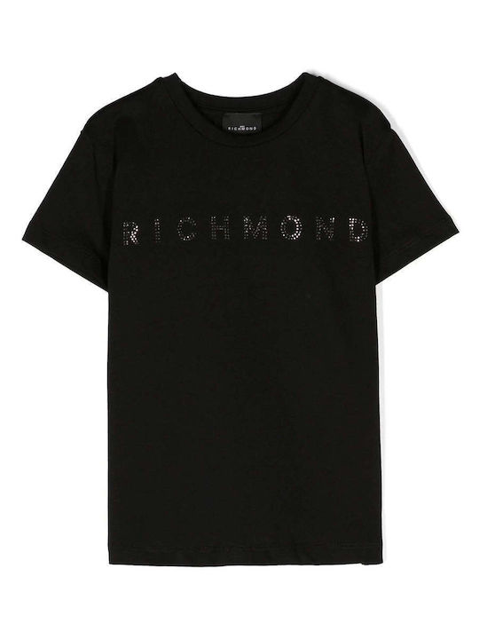 Детска тениска Black