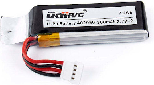Μπαταρία Li-Po 3.7V 300mAh 1S για Τηλεκατευθυνόμενο 2τμχ