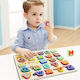 Topbright Lernspiel Buchstaben und Zahlen aus Holz für 2-6 Jahre