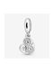 Pandora Charm mit Design Herz aus Silber