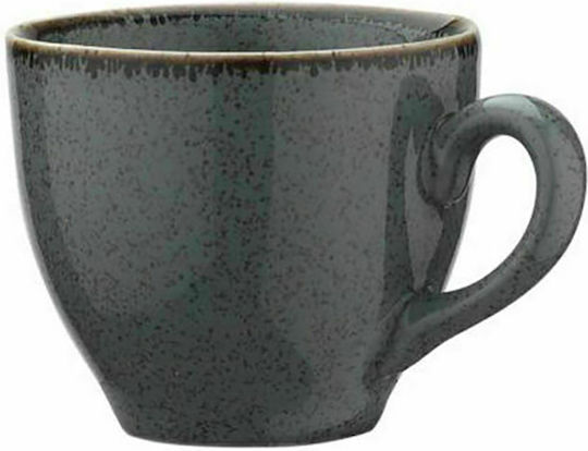 Kutahya Porselen Set of Cups Coffee Porcelain Brown 6pcs