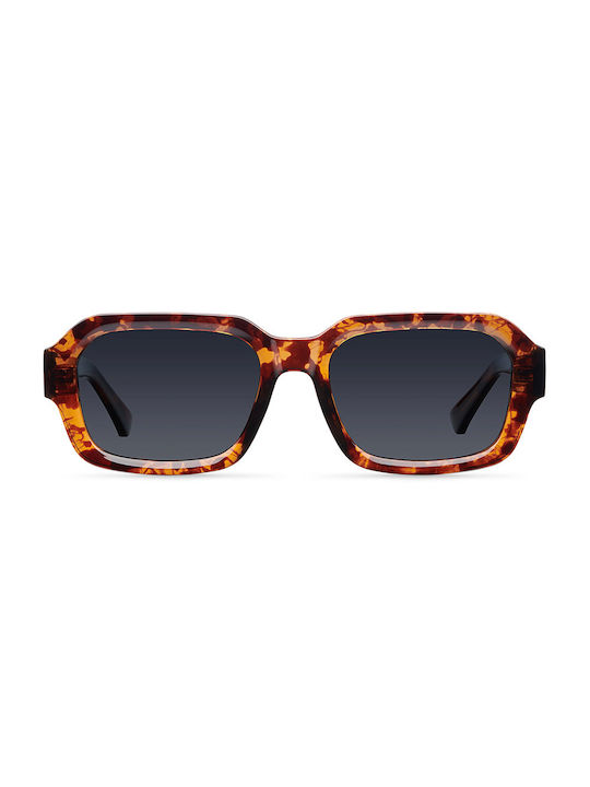 Meller Sunglasses with Brown Tartaruga Plastic Frame and Black Polarized Lens MR-TIGCAR