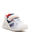 Kids Sneakers with Scratch White