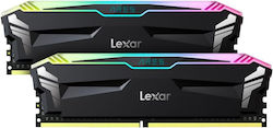 Lexar ARES 32GB DDR4 RAM με 2 Modules (2x16GB) και Ταχύτητα 3600 για Desktop