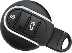 Carcasă telecomandă auto cu 3 butoane pentru Inteligent / Mini Cooper