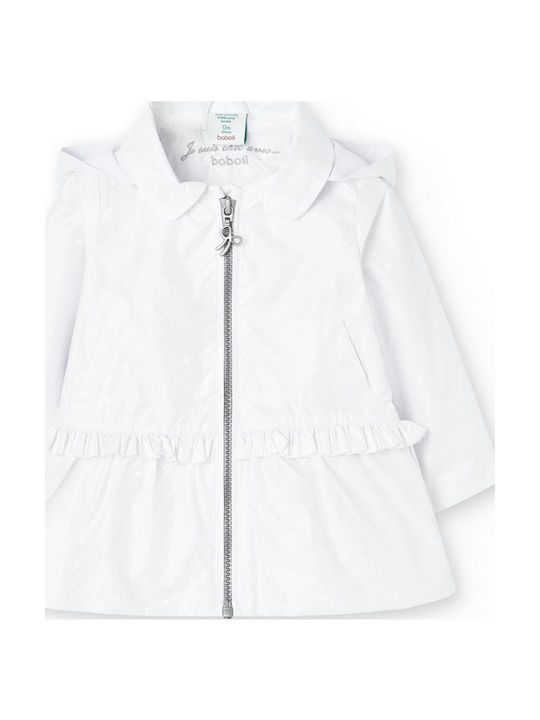 Kids' Casual Jacket with Hood White