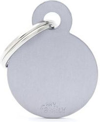 My Family Basic Aluminium Etichetă Gri Metalică Mare Personalizată My Family Basic Aluminium Etichetă Gri Metalică Mare Personalizată