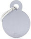 My Family Basic Aluminium Ταυτότητα Σκύλου Γκρι Μεταλλική Large (Προσωποποιημένη)