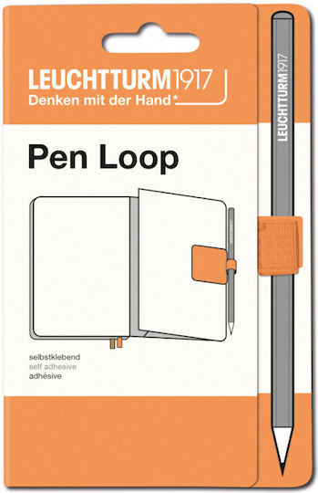 Leuchtturm1917 Pen Holder Suitable for 1 Pen Loop Orange