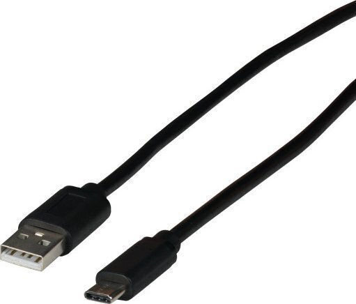 EFB USB 2.0 Cable USB-C male - USB-A 15W PD Μαύρο 1m