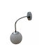Stimeno Lamp Wall with Socket G9 Silver 25cm