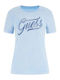 Guess Γυναικείο T-shirt Μπλε Ανοιχτο