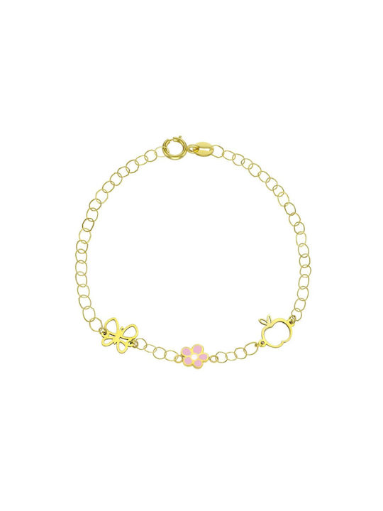 Olvios Kids Bracelet from Gold 9K