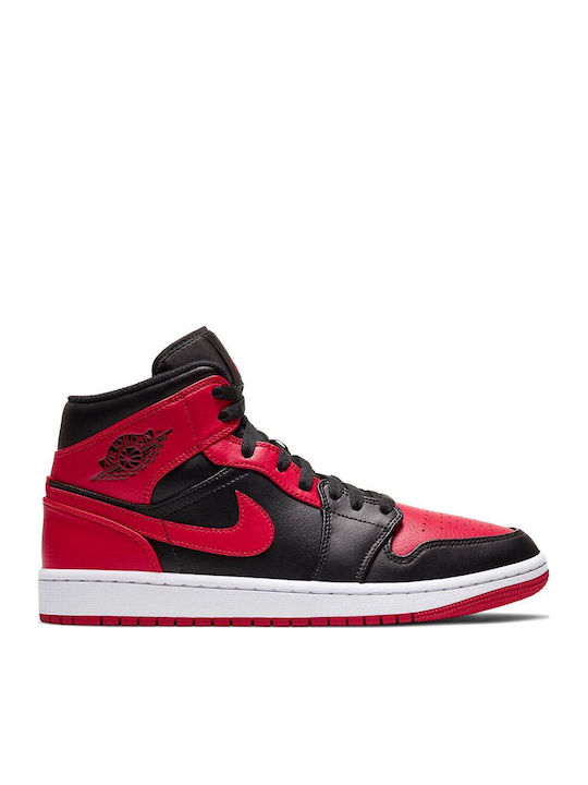 Jordan Air Jordan 1 Mid Herren Stiefel Black / ...