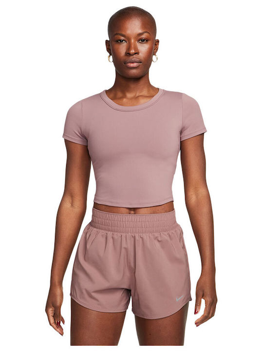 Nike Women's Blouse Kurzärmelig Rosa