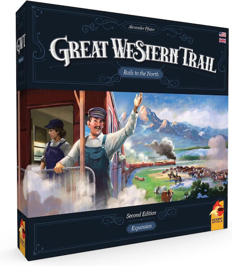 Настолна игра Great Western Trail: Second Edition – Rails To The North за 1-4 играчи 12+ години (EN) Eggert Spiele