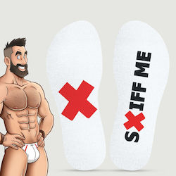 SneakXX Sexy Ανδρικές Κάλτσες Λευκές