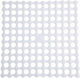 Dimitracas Αντιολισθητικό Μπανιέρας με Βεντούζες Λευκό 54x54εκ.
