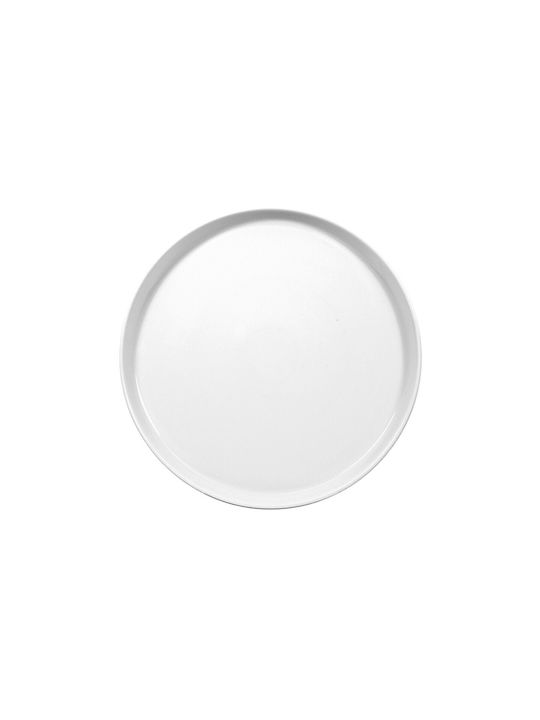 Güral Porselen Bilbao Plate Shallow made of Porcelain White with Diameter 21cm