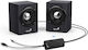 Genius SP-HF385BT Ηχεία Υπολογιστή 2.0 με Bluetooth και Ισχύ 4W Μαύρα