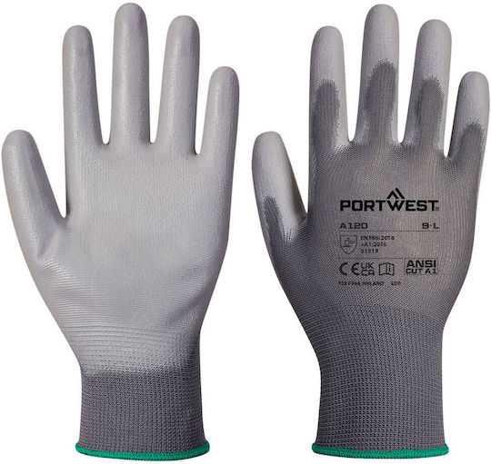 Portwest Portwest Sicherheitshandschuhe Grau Polyurethan