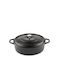 Hosse Solagio Ρηχή Κατσαρόλα από Μαντέμι 26cm Black Onyx
