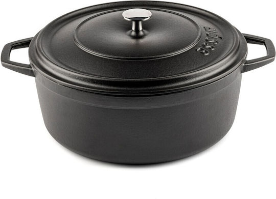 Hosse Solagio Дълбока Тенджера от Чугун 28см Black Onyx