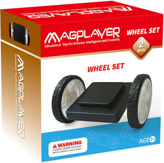 Magplayer Παιχνίδι Κατασκευών Πλαστικό Magplayer Wheel Set για Παιδιά 3+ Ετών