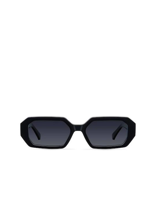 Meller Слънчеви очила с Черно Пластмасов Рамка и Черно Поляризирани Леща ES-TUTCAR