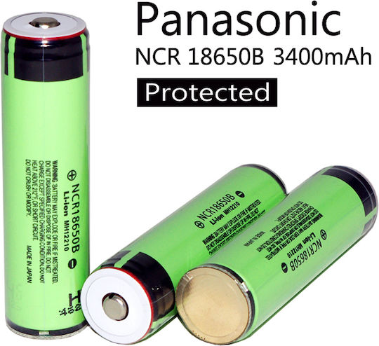 Panasonic Ncr18650b Rechargable Battery 18650 Li-ion 3400mAh 3.6V with Blade 1pcs