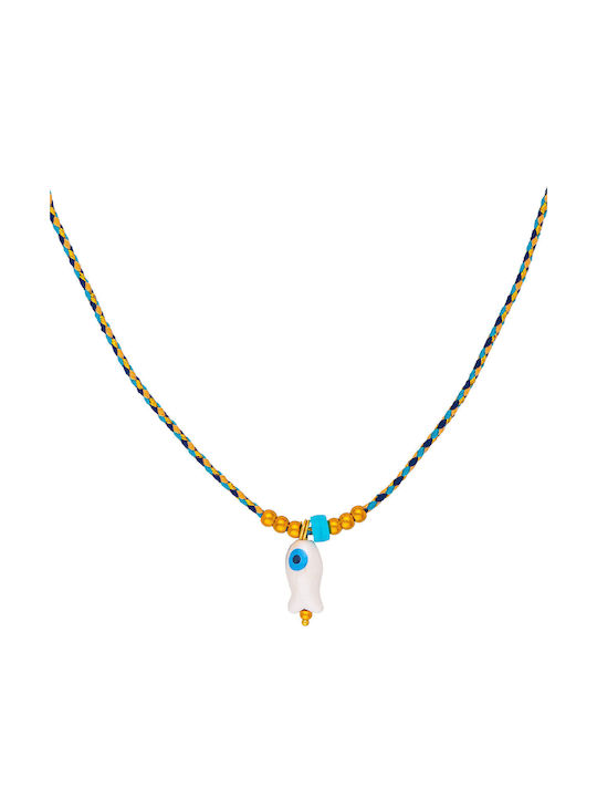 Excite-Fashion Halskette aus Vergoldet Stahl mit Perlen