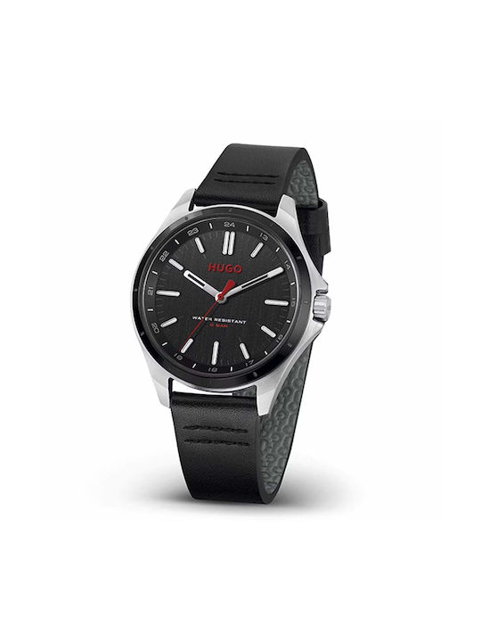 Hugo Boss Uhr Batterie mit Schwarz Metallarmband