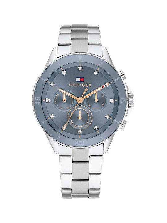 Tommy Hilfiger Watch Battery with Silver Metal Bracelet