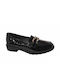Лачени Дамски Loafers в Черен Цвят