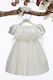 Mi Chiamo Ecru Baptism Dress made of Lace