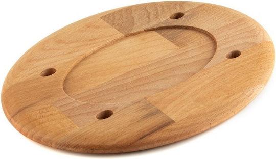 Hosse Platzdeckchen Hölzernes Beige 17x28cm 1Stück