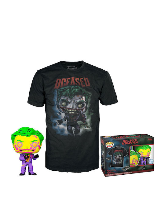 Funko Pop! Tees Movies: DC Comics - Joker S (Bl...