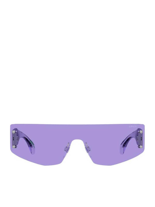 Levi's Unisex Sunglasses with Purple Metal Frame and Purple Lens LV1065/S B3V/UR/S