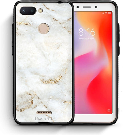 Smartfits Marble Задна корица Бял (Redmi 6) 7172187914395_41405276618907