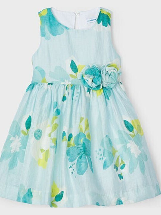 Children's Dress Sleeveless Linen Physical
