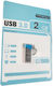 Treqa 2GB USB 3.0 Stick Argint