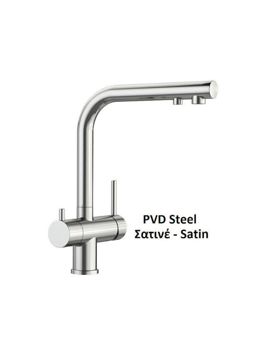 Blanco Kitchen Faucet Counter Gray