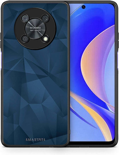 Smartfits Geometric Blue Abstract Back Cover Blue (Huawei Nova Y90) 7606898491547_43228892561563