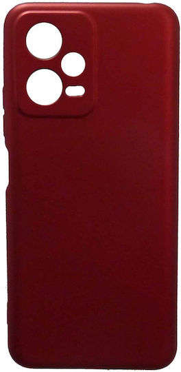 SiiPro Soft Umschlag Rückseite Metallisch 2mm Rot (Poco X5)