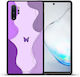 Smartfits Purple Mariposa Задна корица Лилав (Galaxy Note 10+) 7634937479323_43313270325403