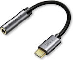 Cabletime Convertor USB-C masculin în 3.5mm feminin Gri 1buc