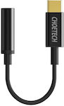 Choetech Konverter USB-C männlich zu 3.5mm weiblich Schwarz (AUX003)