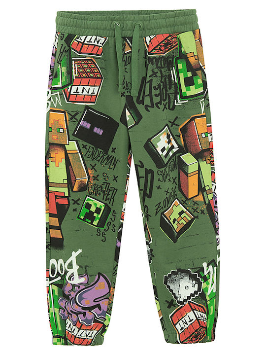 Kids Tracksuit Pants Green