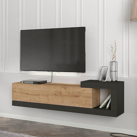 Volare Επιτοίχιο Ανθρακί 150x29.6x38.6εκ. Volare Επιτοίχιο Ανθρακί 150x29.6x38.6εκ.